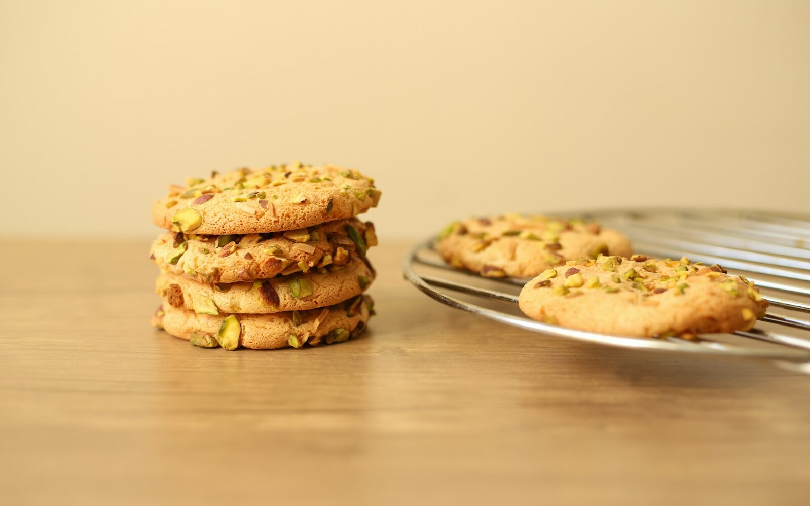 brown cookies on white ceramic plate